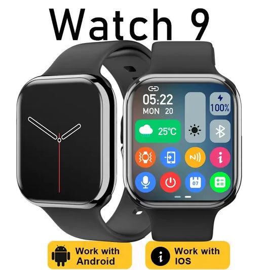 2024 Watch 9 Smart Watch Men Body Temperature