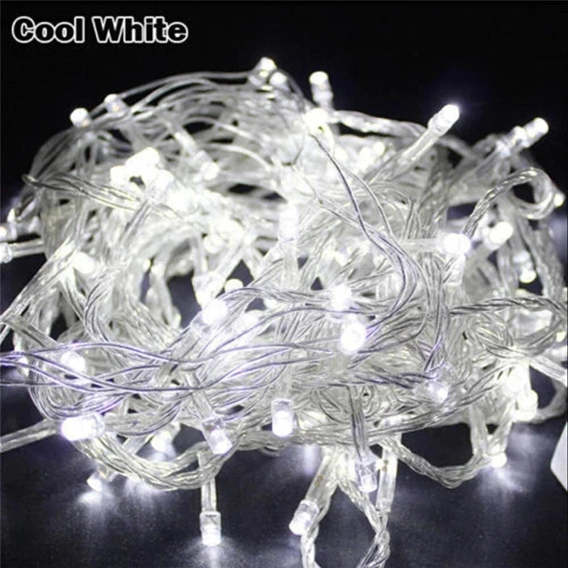 10M 5M 100Led 40Led String Garland Christmas Tree Fairy Lighting