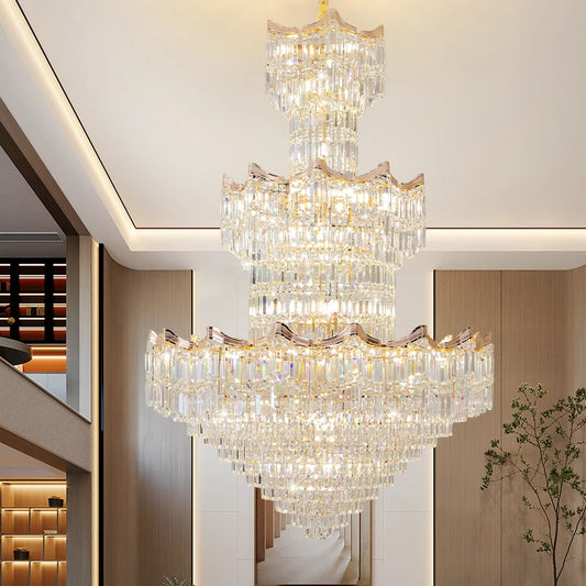 Luxury Duplex Living Room Chandelier