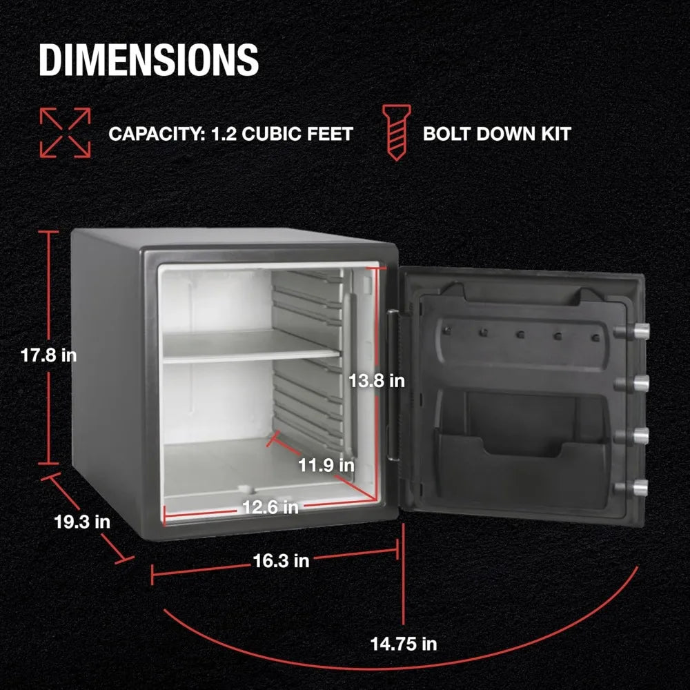 Fireproof Gray Alloy Steel Safe