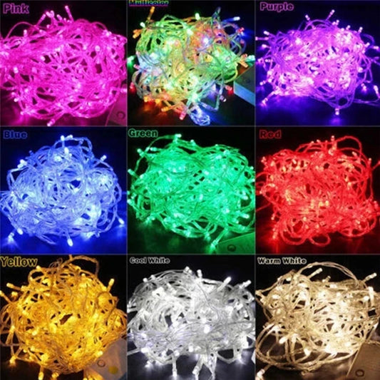 10M 5M 100Led 40Led String Garland Christmas Tree Fairy Lighting