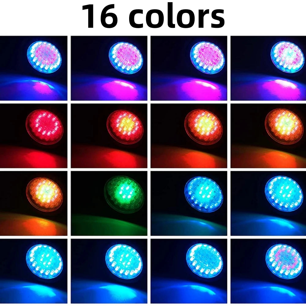 IP68 Waterproof LED Underwater Light RGB Bluetooth