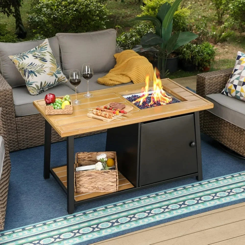 Outdoor Gas Pit Table