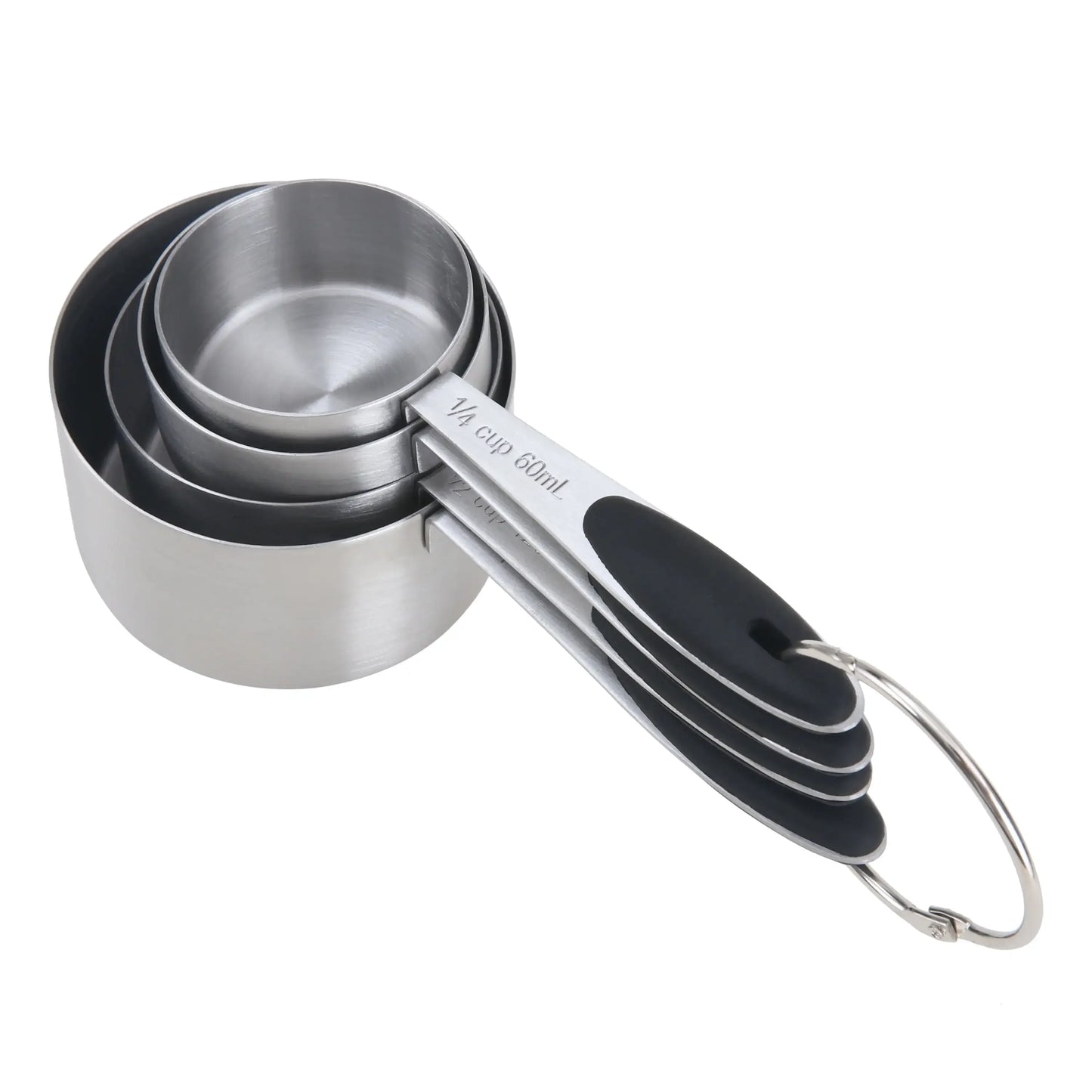 4 Piece Stainless Steel Measuring Cups