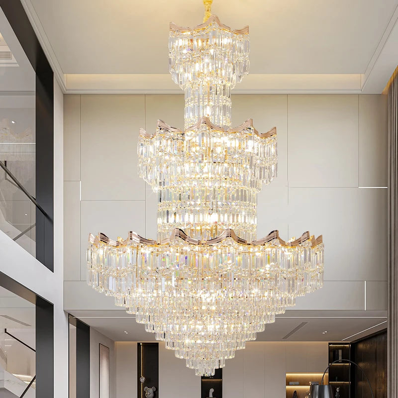 Luxury Duplex Living Room Chandelier