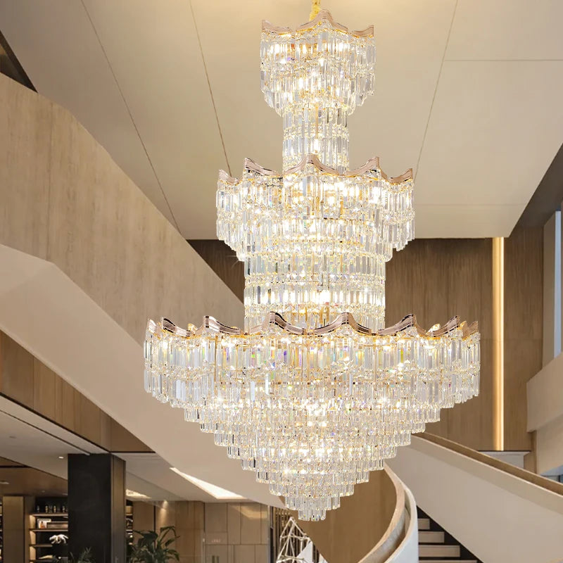 Luxury Duplex Living Room Chandelier