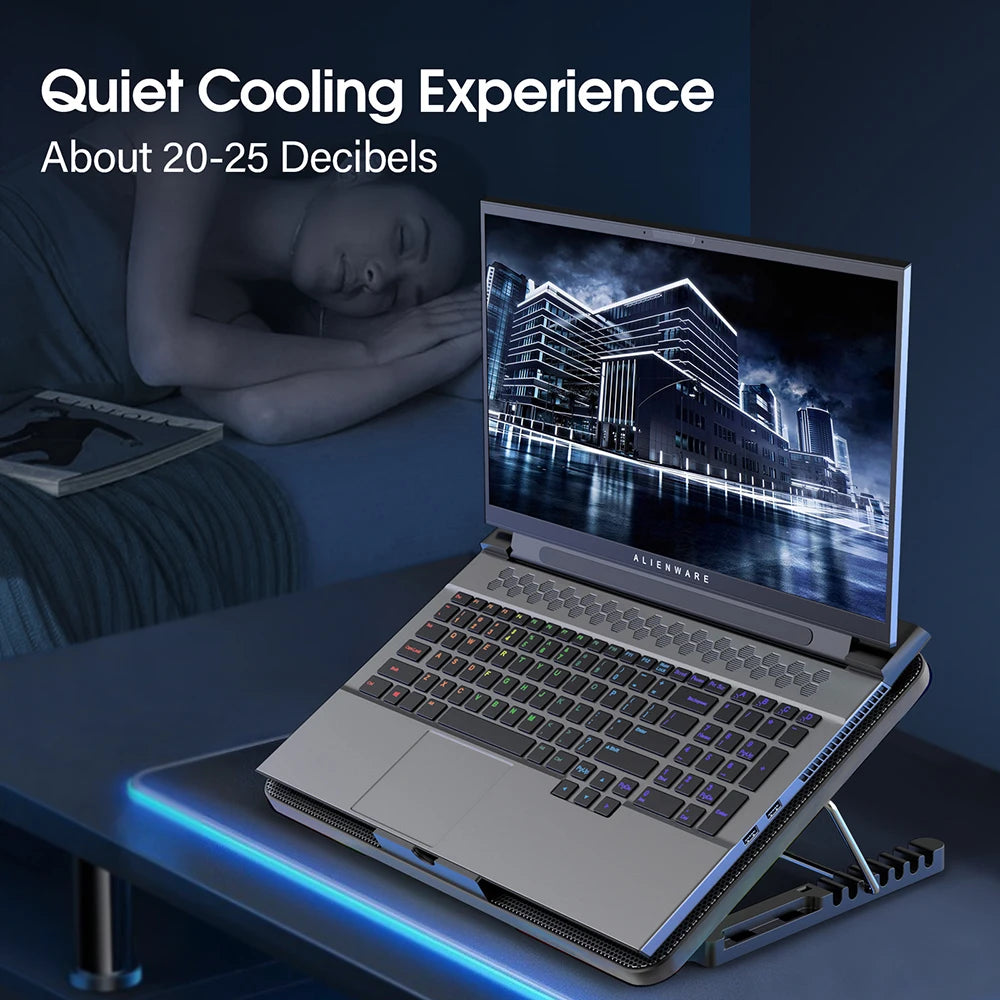 Coolcold 15.6-17.3inch Laptop Cooling Pad