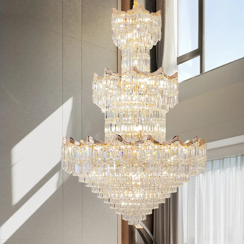 Luxury Duplex Living Room Chandelier