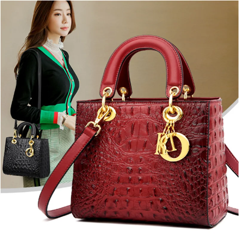 2024 High Quality Luxury Brand Designer Leather Shoulder Bag