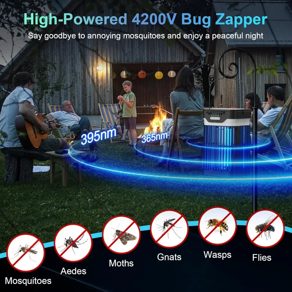 HAOYUNMA Solar Bug Zapper Outdoor