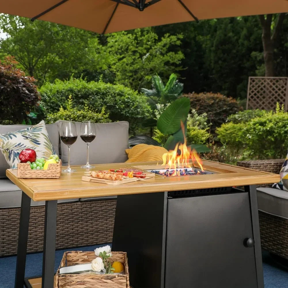 Outdoor Gas Pit Table