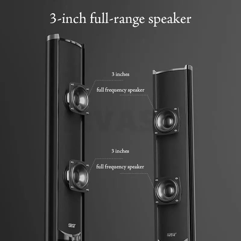 8 Inch High Power TV Living Room KTV Bluetooth 4.0 Speaker Stereo Sound Subwoofer Speaker 5.1 4Ω Home Theater System Audio Set