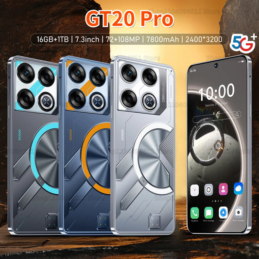 New Brand GT20 Pro 5G Original Smartphone